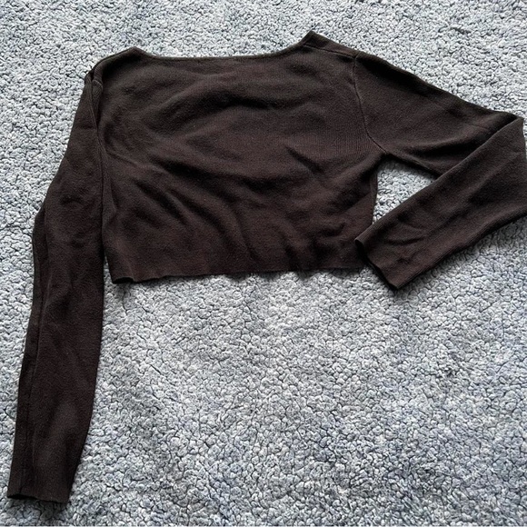 🖤𝗕𝗥𝗔𝗡𝗗𝗬 𝗠𝗘𝗟𝗩𝗜𝗟𝗟𝗘 𝗔𝗧𝗛𝗘𝗟𝗜𝗔 𝗖𝗥𝗢𝗣𝗣𝗘𝗗 𝗖𝗔𝗥𝗗𝗜𝗚𝗔𝗡 𝗞𝗡𝗜𝗧 𝗧𝗢𝗣🖤 - Picture 2 of 5